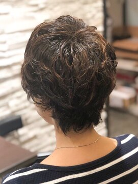 ヘアークリアー 春日部 大人可愛いすっきりボリューム感のあるショートパーマ/30代40代