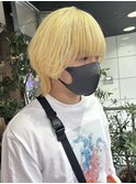 メンズ人気ハイトーンブロンドカラー【立川/沙久楽】