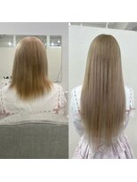 ハイエクステンション 京都駅前店(Hi-Extension) くすみベージュ × アイスグリーン ★ mao_152