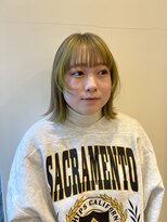 ビュートリアム ギンザ(BEAUTRIUM)&nbsp;ボブレイヤー＊デザインカラー＊顔周りレイヤー＊レイヤーカット