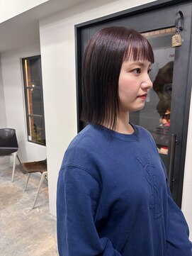 ルーチェ(LUCE for hair.) ぱっつんボブ