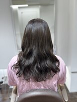 アピッシュ シェリ(apish cherie)&nbsp;セミロングコテ巻き風パーマ