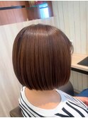 丸み自然ボブ