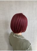 ワインレッド　チェリーレッド　ガーネット　グラボブ　暖色系