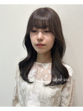 ロウ 札幌(ROW) 髪質改善トリートメント/レイヤーカット/韓国ヘア/グレージュ