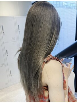 チル(chill) ブリーチなしオリーブグレージュ