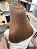【癖の広がりが気になる方へ】 カット+ナチュラルストレート+クイックTR