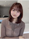 ワンカールでかわいいミディアムレイヤー
