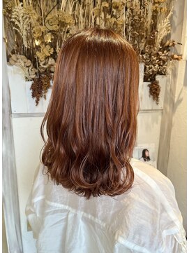 フロール(florun) セミロング×オレンジ