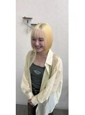 <Hazuki> &nbsp;&nbsp;ブロンドボブ
