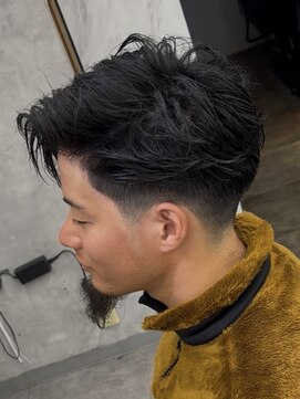 エクファフォーメン(EX-FA FOR MEN) MEN’S HAIR/ブルーブラック/フェザーパーマ/瀬田