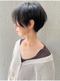 【morio】刈り上げない綺麗でかっこいい黒髪ショート♪