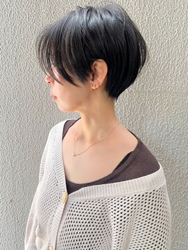 ラウンジ モリオ イケブクロ(Lounge MORIO Ikebukuro) 【morio】刈り上げない綺麗でかっこいい黒髪ショート♪