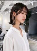 ハッシュカット/大人ショートヘア/ボブ/20代30代/渋谷