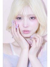 トレンドメイクもお任せください♪レディースメイクレッスン★原宿ブリーチダブルカラーヘアメイク学割U24