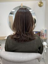 シアアルン 新小岩店(SHEER alun)&nbsp;大人外ハネミディアム×グレージュ【新小岩】