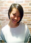 ナチュラルショートボブ