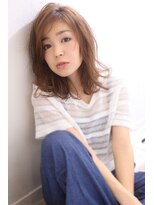 マリアバイアフロート(Maria by AFLOAT) 30,40,50代【重山】ひし形シルエットヴェールウェーブブルージュ