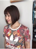 前下がりボブ