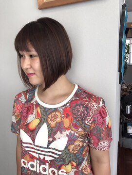 ロテヘアーネイル(rote hair nail) 前下がりボブ