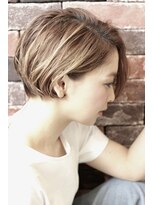 リノナ(Linona)&nbsp;耳掛け簡単スタイリングショートボブハイライト【Linona/林直徳