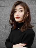 大人かわいい小顔外ハネロング　【有海一生】