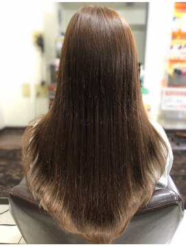 メルシー 大阪梅田店 アッシュブラウンロング