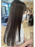髪質改善　ミントベージュ