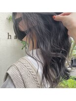 カルムヘア(Calm hair)&nbsp;ブルーブラック×グレージュ