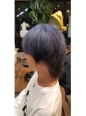 【Ra　Plume】ショート・ロイヤルネイビー