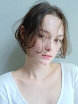 アイティーバイアルバム 藤沢店(IT by ALBUM) ショートボブ_カーキグレージュマッシュショート_58125