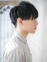モッズヘア メン 南越谷南口店(mod's hair men) 優しい印象★ダークアッシュ黒髪暗髪重軽ツーブロックマッシュM!