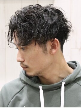 ヨシザワインク バンダイ(YOSHIZAWA Inc. BANDAI) ツイストスパイラルパーマ前下がりセンターパートツーブロック