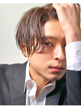 ゴールド 渋谷本店(GOALD) #センターパートウルフ　波巻きスパイラル　ツイストスパイラル