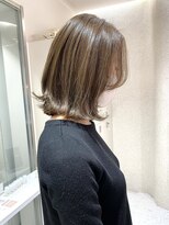 マイル 渋谷(mile)&nbsp;美髪ヘア/大人かわいい/レイヤーボブ/インナーカラー/渋谷駅