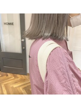 ホーミートウキョウ(HOMIE TOKYO) 渋谷×おすすめ×ケアブリーチ×イルミナカラー×ハイライト
