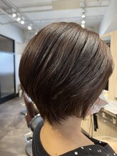 <-ショートヘア×髪質改善->理想の艶をご提供*