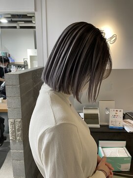 タオ 河原町(Tao) ボブとバレイヤージュ