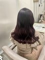 ヘアー フルール(Hair fleur) 暖色系カラーも得意です♪