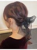 結婚式お呼ばれヘアアレンジ