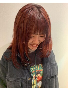 ネオヘアー 曳舟店(NEO Hair) ピンクオレンジ/ブリーチなし