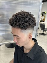 ゼスト 八王子店(ZEST)&nbsp;宮城リョータ風リバーススパイラルパーマ スパイラルパーマ