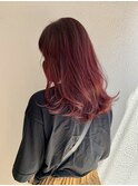 トレンドレッドカラー　edge.下北沢