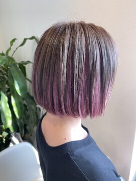 スレッド(SRED) ピンクパープル × ミニボブ