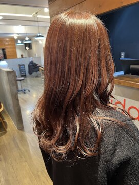 リドルヘアー 石井町店(Riddle HAIR) オレンジブラウン