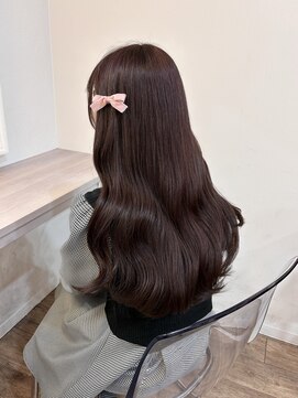 イオエ(ioe) 黒髪/ボブルフ/ネビージュ/小顔/ワンレン/髪質改善/グレージュ