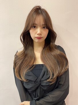 ボタン シブヤ(VOTAN SHIBUYA) 10代20代韓国内巻きくびれレイヤーロング　小山