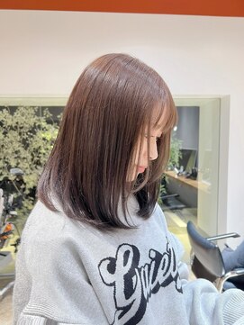 ナチュラル ヘアーデザイニング(Natural hair designing) 品のあるナチュラルブラウン☆ @anju_takei