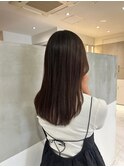 <haruka>レイヤーカットのうる艶ストレートにこっくりラベンダー