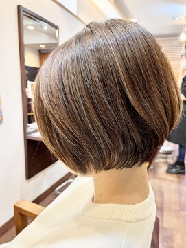 ヘアー グリーン(hair green) 20代30代40代ショートボブ【百合ヶ丘/髪質改善】